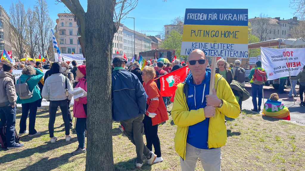 Heiko G. in Berlin am Oranienplatz (Sören Kittel)